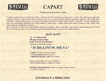 Tablet Screenshot of capart.stivin.cz